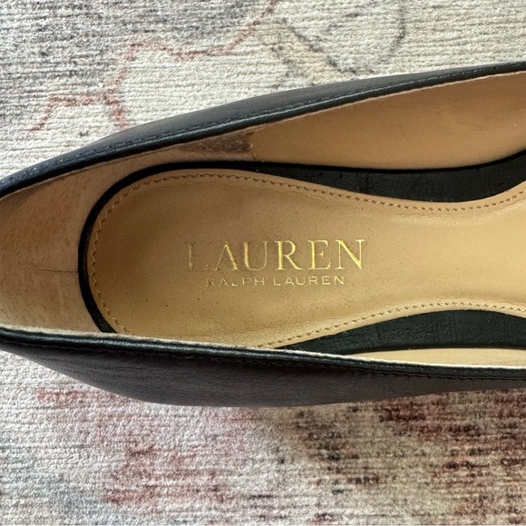 Lauren Ralph Lauren Black Pointed-Toe Flats - Picture 3 of 5